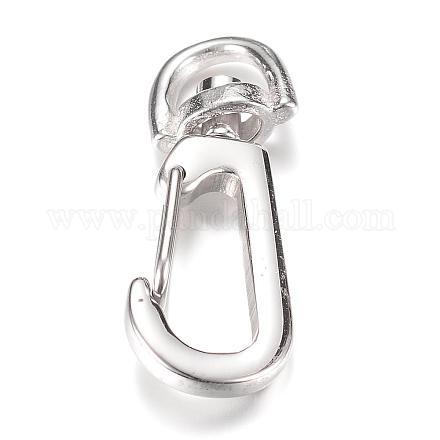 304 Stainless Steel Swivel Clasps STAS-R065-79-1