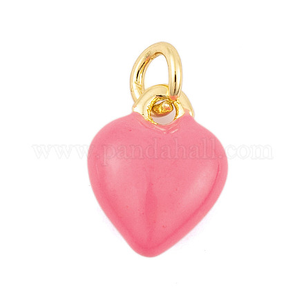 Подвески из латуни с эмалью в стойку KK-P269-10G-02-1