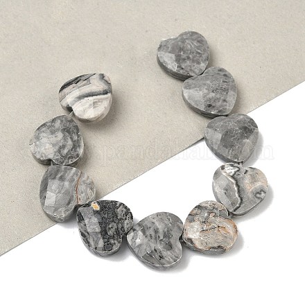 Натуральная карта каменные бусы пряди&nbsp;G-A309-A17-01-1