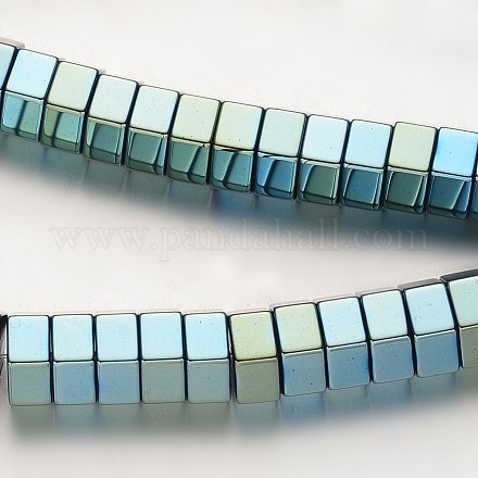 Electroplate Non-magnetic Synthetic Hematite Bead Strands G-F300-15-07-1