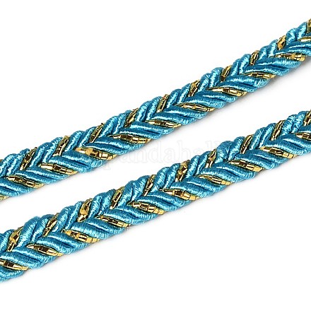Trenzados hilos de tela cordones para la toma de pulsera OCOR-L015-01-1