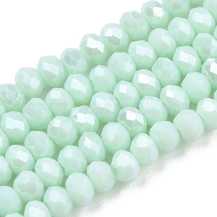 Chapelets de perles en verre électroplaqué EGLA-A034-P2mm-A20-1