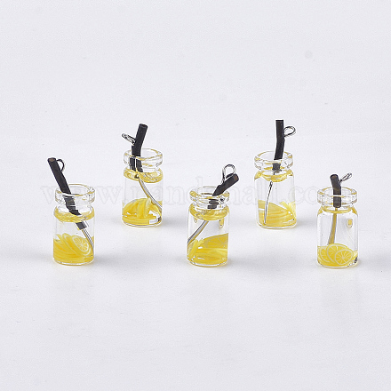 Colgantes de botellas de vidrio CRES-N017-06D-1