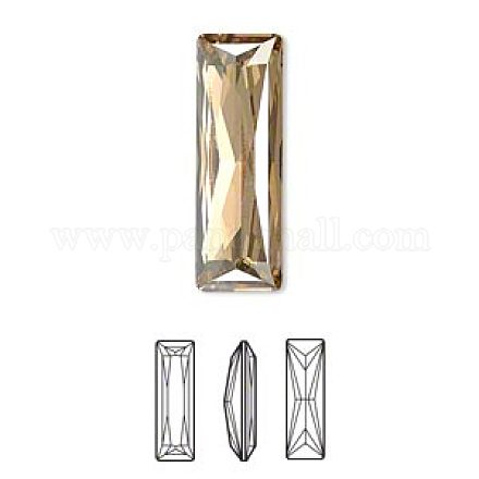 Cabochons en strass de cristal autrichien 4547-30x10-001GSHA(F)-1