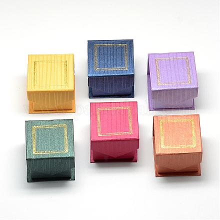 Cajas de joyería de cartón magnético CBOX-R036-18-1