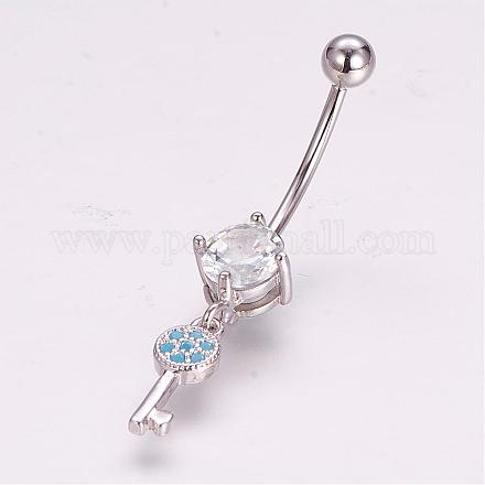 Piercing Jewelry ZIRC-J017-08P-1