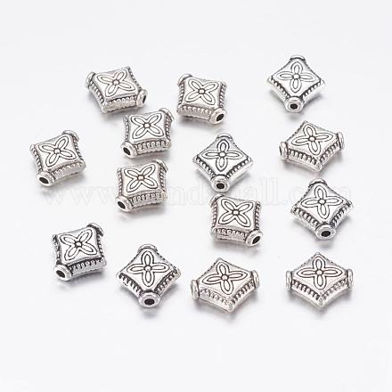 Antique Silver Tibetan Silver Alloy Beads X-AB05-NF-1