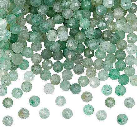 NBEADS About 240-378 Natural Green Aventurine Beads Strands G-NB0005-02-1