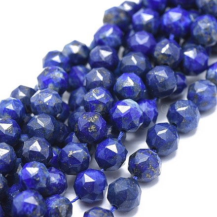 Chapelets de perles en lapis-lazuli naturel G-I249-B11-01-1