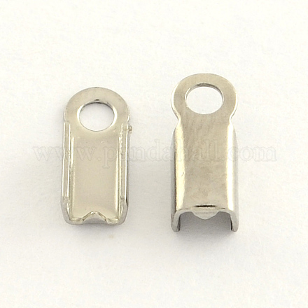 304 Stainless Steel Folding Crimp Ends STAS-R063-28-1