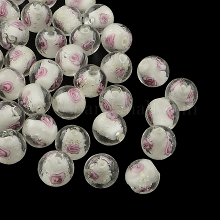 Perles vernissées lumineuses manuelles de fleurs intérieures LAMP-R129-10mm-01-1