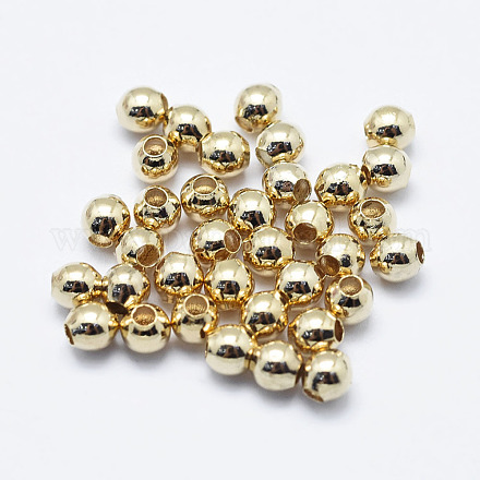 Perles en laiton KK-G331-52G-3mm-NF-1