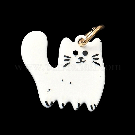 Латунные подвески с УФ-печатью&nbsp;LS-ENAM-I086-07-1