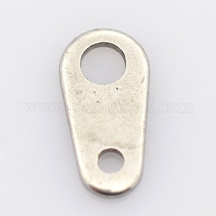 201 Stainless Steel Chain Tabs X-STAS-P073-27-1