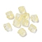Baking Painted Transparent Glass Beads, Gradient Color, Lion, Yellow, 11.5x11x9.5mm, Hole: 1.2mm