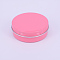 Aluminum Box, with Spiricle, Column, Pink, 8.65x2.85cm, Inner Size: 7.95cm.