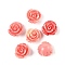 Synthetic Shell Dyed Beads, Flower, Two Tone, Cerise, 14x9mm, Hole: 1.4mm