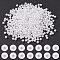 ABS Plastic Imitation Pearl Beads, Round, White, 3mm, Hole: 1.4mm