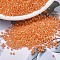 MIYUKI Delica Beads, Cylinder, Japanese Seed Beads, 11/0, (DB1563) Opaque Mandarin Luster, 1.3x1.6mm, Hole: 0.8mm, about 20000pcs/bag, 100g/bag