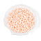 Opaque Colours Luster Glass Seed Beads, Round Hole, Oval, Misty Rose, 6.5~7x4~4.5mm, Hole: 0.9~1mm, about 2645pcs/pound