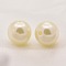 ABS Plastic Imitation Pearl Round Beads, White, 12mm, Hole: 2mm, about 550pcs/500g