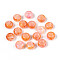 3/0 Baking Paint Glass Beads, Round Hole, Rondelle, Coral, 5~5.5x3~3.5mm, Hole: 1.6~1.8mm, about 3750pcs/pound