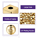 Fashewelry 100Pcs 10 Style UV Plating Acrylic European Beads PACR-FW0001-01-4