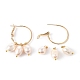 Brass Hoop Earrings EJEW-JE04273-3