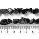 Brins de perles d'obsidienne naturelle brute et brute G-B065-C20-5