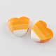 Striped Resin Cabochons CRES-Q097-11mm-5-1