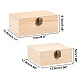 Caja plegable de madera de pino olycraft CON-OC0001-22-2