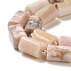 Chapelets de perles en opale rose naturelle G-N327-06-11-4