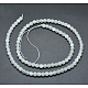 Natürlichen weißen Mondstein Perlen Stränge G-Q582-1-2