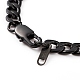 Bracelets chaîne à maillons cubains en acier inoxydable 304 pour homme X-BJEW-JB05917-02-3
