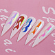 Laser Linie Nail Art Sticker Abziehbilder MRMJ-S006-086W-3