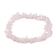 Braccialetti elasticizzati da donna con perline e scaglie di pietre preziose miste naturali e sintetiche BJEW-JB10046-3
