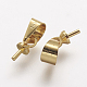 Rack Plating Brass Peg Bails Pendants KK-A142-012G-2