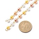 Verre à la main des chaînes de perles de perles AJEW-JB01136-04-3