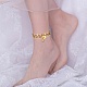 Anklets Sets AJEW-AN00383-11-4