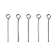 Stainless Steel Eye Pin Jewelry Findings X-STAS-E013-0.6x20mm-1