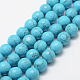 Synthetic Turquoise Bead Strands G-G736-32-12mm-1