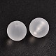 Perles rondes en acrylique transparent PL705-1