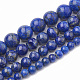 Chapelets de perles en lapis-lazuli naturel G-S333-6mm-013-2