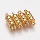 Brass Magnetic Clasps with Loops MC026-NFG-1