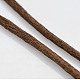 Cordons fil de nylon tressé rond de fabrication de noeuds chinois de macrame rattail NWIR-O001-A-18-2