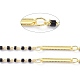 Handgemachte Perlenketten aus Glas & Messing CHC-D029-36G-2