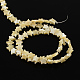 Étoiles brins de perles de coquillage blanc naturel BSHE-Q025-14B-2