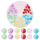 arricraft 60 Pcs Colorful Crackle Beads CACR-AR0001-01-1