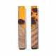 Grandes colgantes de resina y madera de nogal RESI-N025-019-C01-2