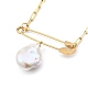 Collane naturale ciondolo perla NJEW-JN03018-01-3